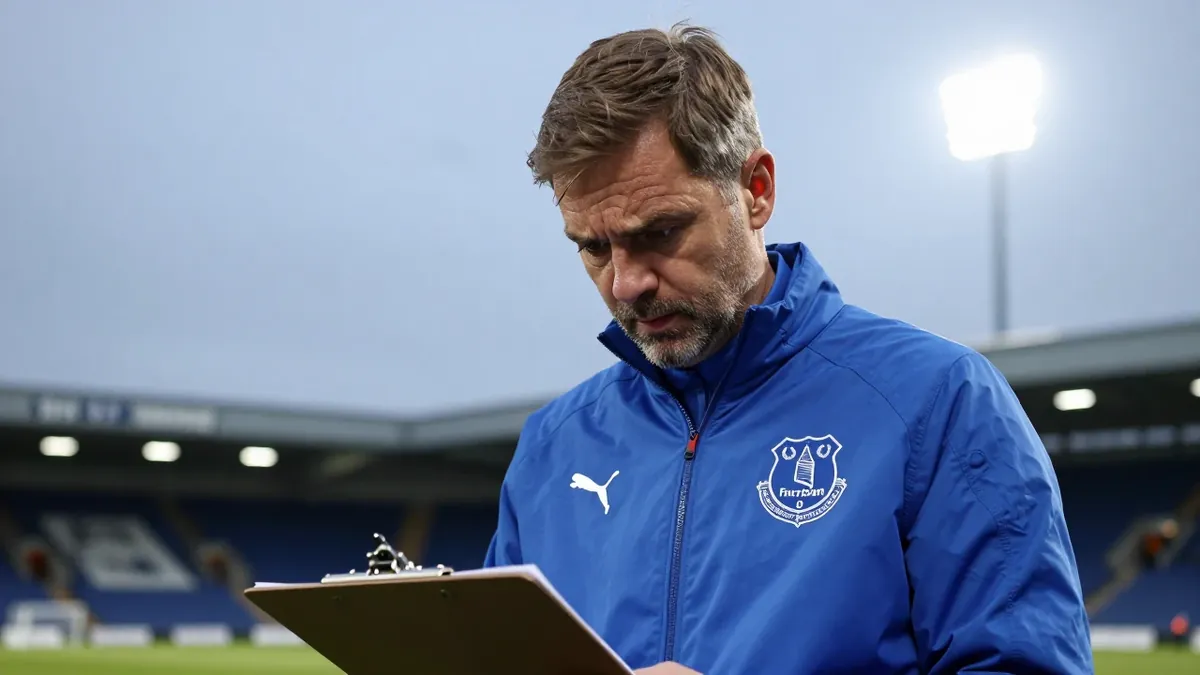 Everton's squad is stretched ahead of hosting Manchester United, with eight potential absences including Christian...